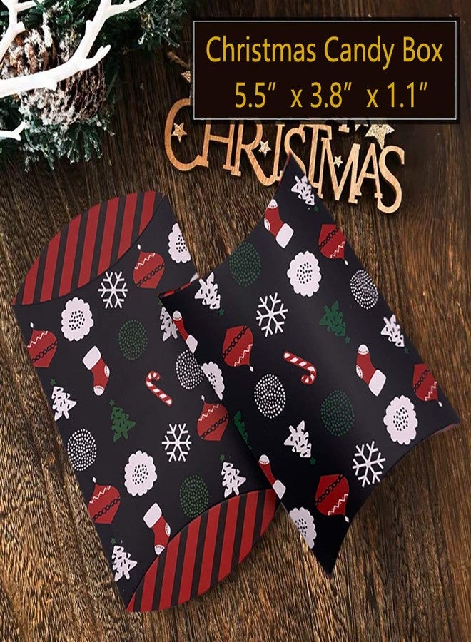 Suponey Christmas Candy Boxes - 25pcs Party Favor Cardstock Boxes Christmas Box Gift Box for Santa Party Decoration - Image 3